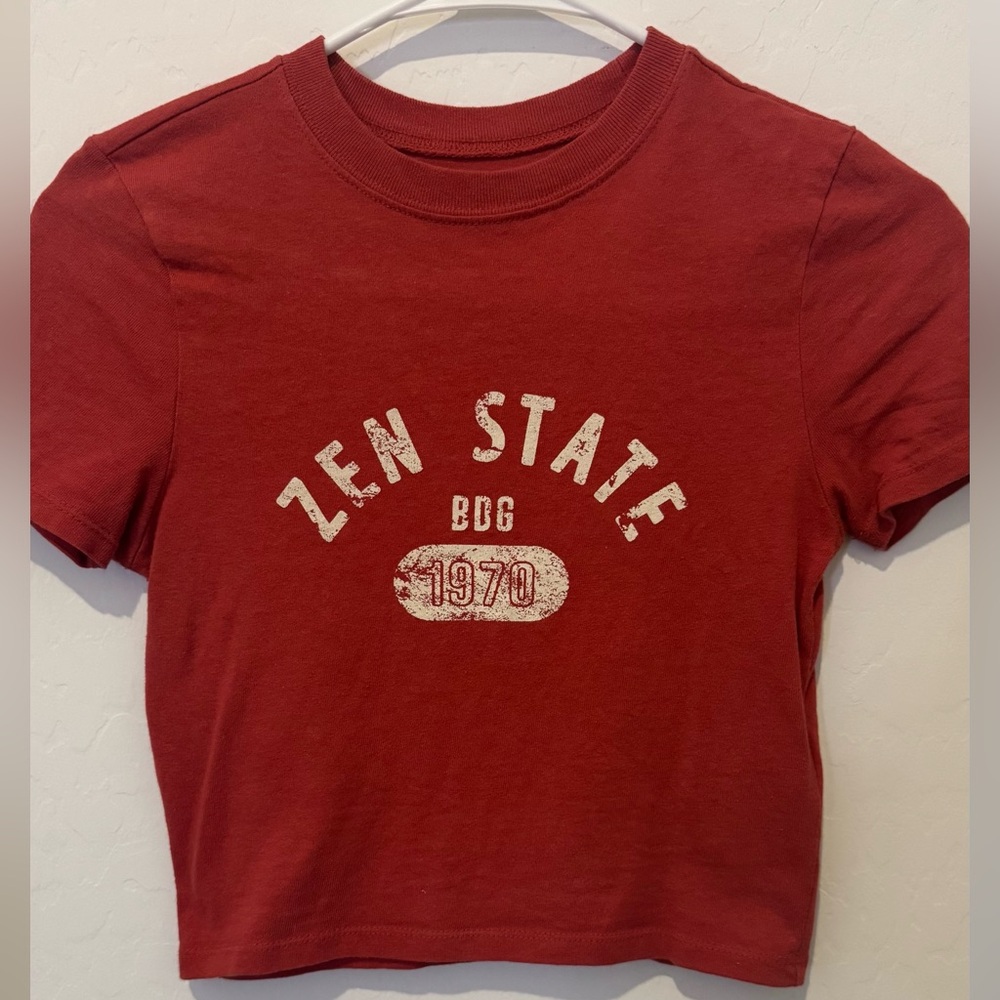 Red baby tee